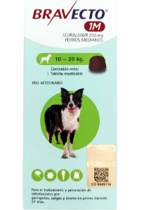 Bravecto 1M M 10 a 20kg.